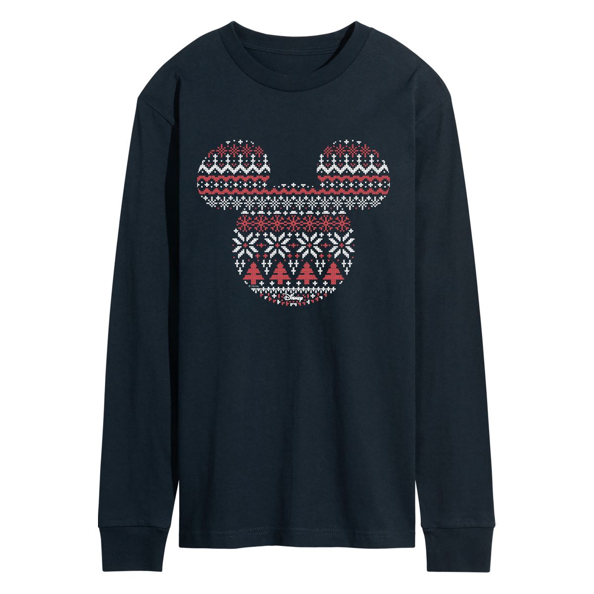 Men's - Disney - Sweater Mickey Ears Long Sleeve Graphic T-Shirt - thumbnail 6