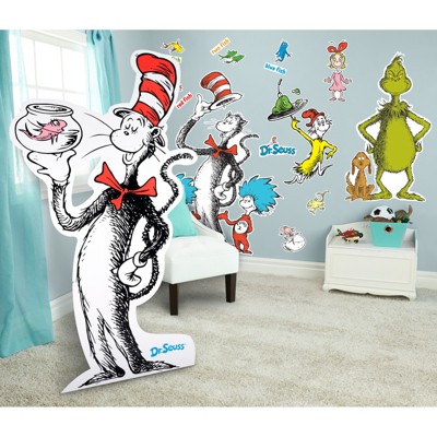 Birthday Express Dr. Seuss Giant Wall Decal and Stand Up Kit