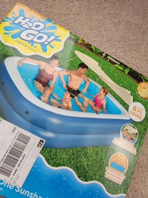 H2ogo! 8 Foot 4 Inch By 70 Inch Summer Bliss Shaded Inflatable Family ...