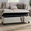 CAVINAS  Storage Ottoman Bench for Bedroom,51.25" Storage Bench with Soft-Close Lid,Rectangle Ottoman for Living Room,Entryway - 2 of 4