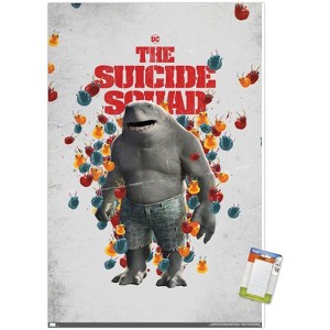 Trends International DC Comics Movie The Suicide Squad - King Shark One Sheet Unframed Wall Poster Prints - 1 of 4