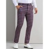 Lars Amadeus Men's Plaid Regular Fit Formal Business Dress Pants - 2 of 4