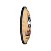 College Basketball Hardwood Design Oval Slimline Lighted Wall Sign - 3 of 4