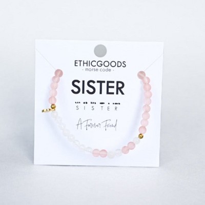 Morse Code Bracelet: SISTER | ETHIC GOODS