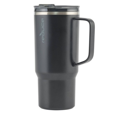 Reduce 24oz Hot1 Vacuum Insulated Stainless Steel Travel Mug with Steam Release Lid Black