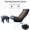 Accent Reclining Chair Lazy Recliner With Adjustable Backrest Balcony Study Reading Corner Chair - 3 of 4