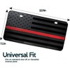 Zone Tech Tactical USA Flag License Auto Car Tag Plate - Embossed Monochrome Novelty Great American Pledge of Allegiance - 4 of 4
