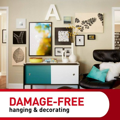 Medium White Damage-Free Picture Hanging Strips, 12 Pairs