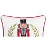 C&F Home 10" x 10" Nutcracker Wreath Embroidered Small Christmas Throw Pillow - 2 of 4