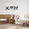 Stupell Industries Speak See Hear No Evil Skulls Canvas Art - 3 of 4
