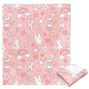 Cartoon Network Powerpuff Girls Everything Nice Silk Touch Throw Blanket 50x60 Inches - 1 of 4
