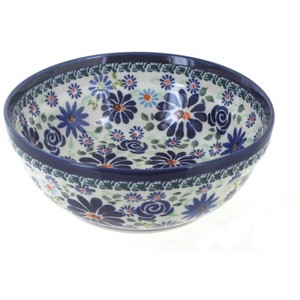 Blue Rose Polish Pottery Zaklady Cereal Bowl - 1 of 1