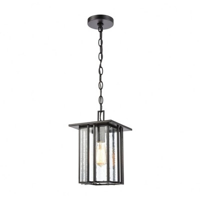 Elk Home Radnor 1 - Light Pendant in  Matte Black