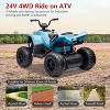 Officially Licensed McLaren 24V Kids ATV Ride-On Quad, Battery-Powered 4-Wheeler with Soft Start, LED Lights & Realistic Design - 3 of 4