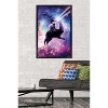 Trends International James Booker - Laser Space Cat Llama Framed Wall Poster Prints - 2 of 4