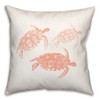 Creative Products Watercolor Sea Turtles 18x18 Spun Poly Pillow - 2 of 4