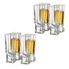 JoyJolt® Carre Square Heavy Base Crystal Whiskey Glasses, 4ct.