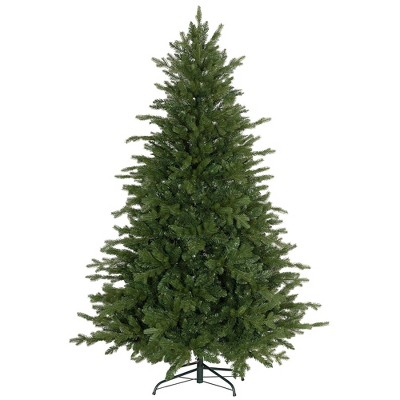 TopComfy Christmas Tree Stand 6FT Hinged Artificial Tree with Flame Retardant Branches for Holiday Decor, Green, 46.1"*46.1"*70.9"