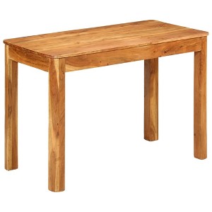 vidaXL Dining Table 43.3 in.x21.7 in.x29.9 in. Solid Wood Acacia - 1 of 4