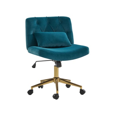 Nigel Modern Flannel Office Chair with Tilt and Adjustable Height Mecha|HULALA HOME