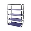 J&V TEXTILES Shoe Rack Organizer Tall Shoe Rack for Closet Entryway 4 Tier Non-Woven Cover Shoe Shelf Holds 12 Pairs - 3 of 4