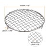 Unique Bargains Stainless Steel Round Cross Wire Barbecue Grill with Legs - 2 of 4