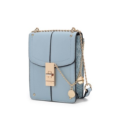MKF Collection Iona Crossbody Vegan Leather Elegant & Functional Design Handbag Purse by Mia K