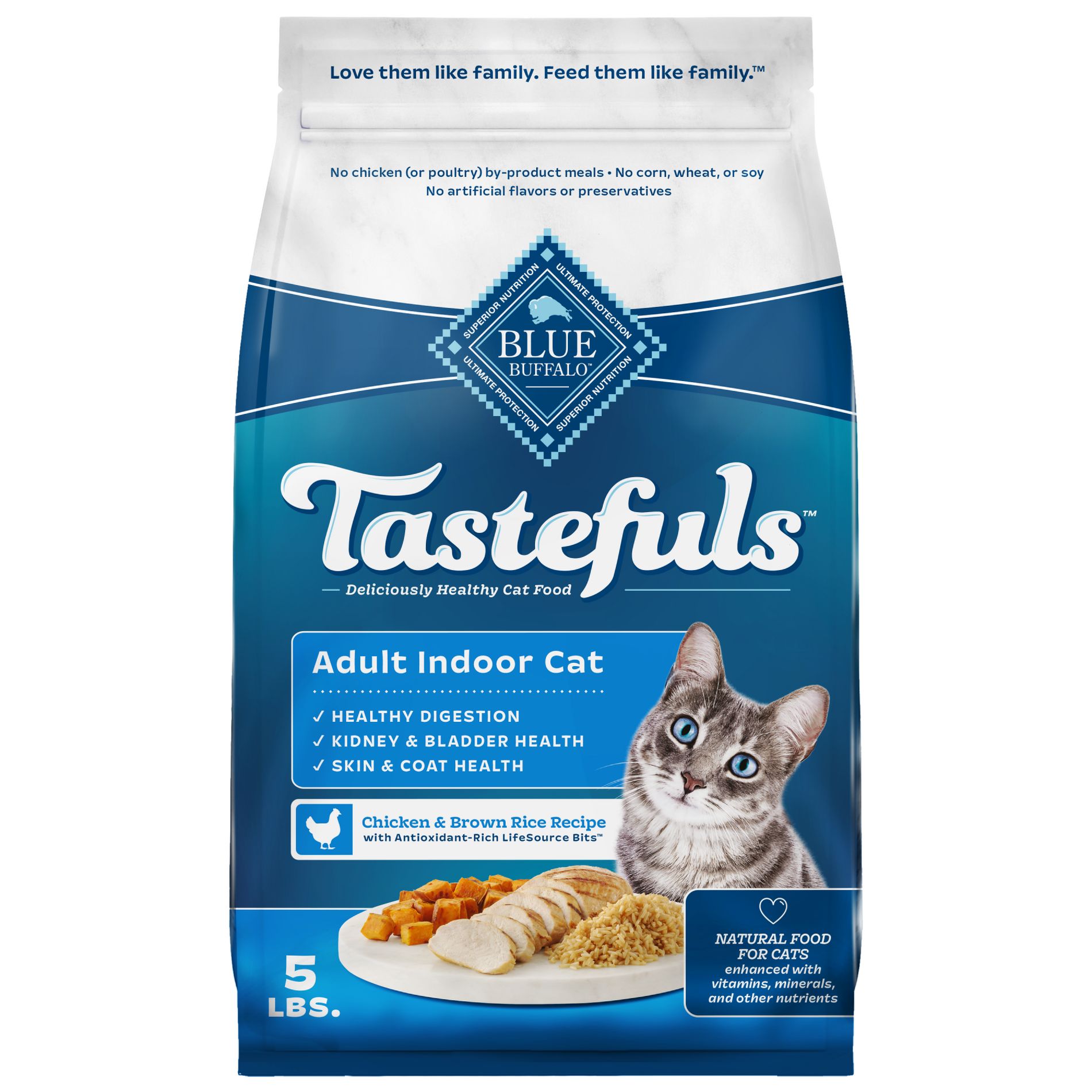 Blue Buffalo Tastefuls with Chicken Indoor Natural Adult Dry Cat Food