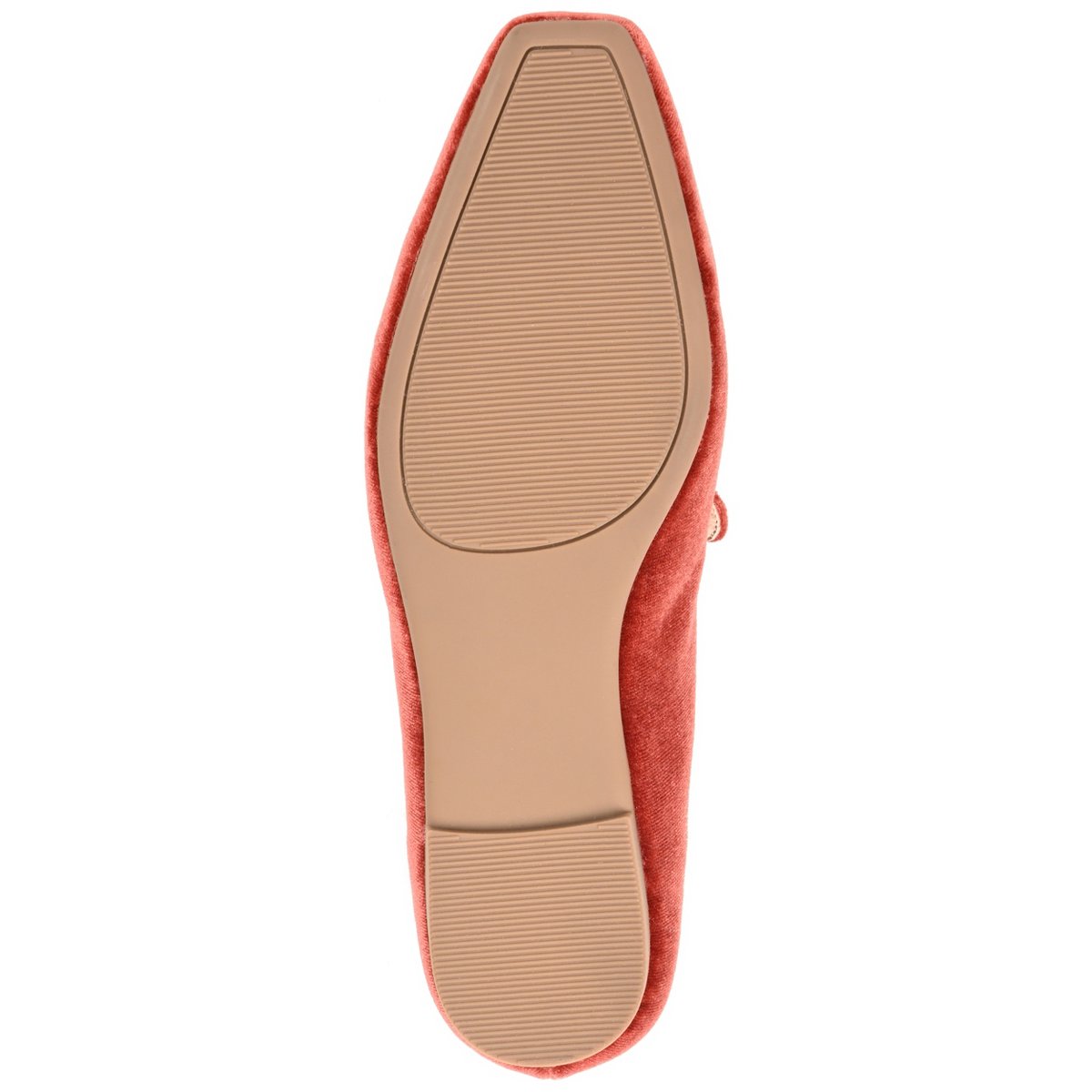 Женские туфли Journee Collection Women's Silas Slip On Square Toe Loafer Flats Rust 10 — фото 5