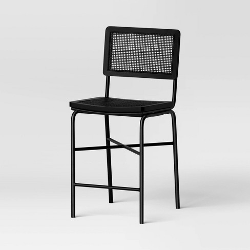 Black mesh bar online stools