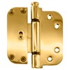 Brixwell 56-223pb Adjustable Guide Hinge Polished Brass Flat Leaf with NRP Pin - 4 of 4