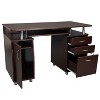 NicBex Home Office Desk 51.25" L Morden Writing Desk with 2 Drawers, 1 Cabinet, 2 Open Shelves, Wooden Desktop and Legs for Study and Work - 2 of 4