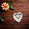 Pavilion Gift Company - Love You More - 4.5" x 4.5" Heart-Shaped Keepsake Dish - Decorative Trays and Platters - 2 of 4