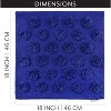 AuldHome Design Boho Throw Pillow Covers (2pk, Navy Blue); 18x18 Square Pom Pom Pillow Covers for Couch Chair Living Room Decor - 2 of 4