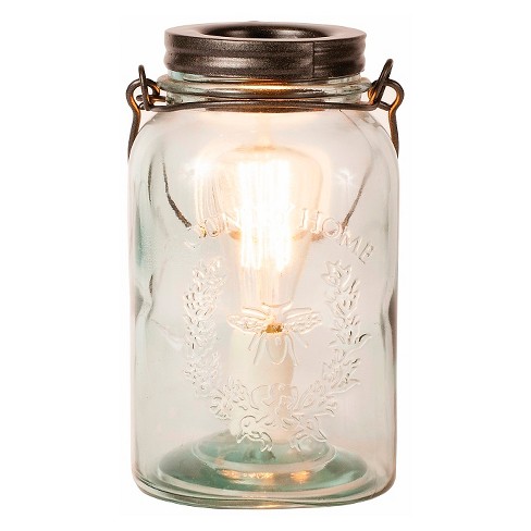 Glass Mason Jar Fragrance Warmer Clear Copper Ador Target