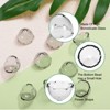 Unique Bargains Glass Jellyfish Beads, Glass Wind Bell Bead Caps - 2 of 4