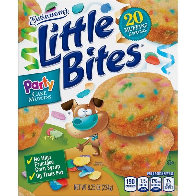 Entenmann's Little Bites Party Cake Muffins - 8.25oz