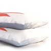Deny Designs King April Lane Art Block Red Monogram K Microfiber Printed Pillow Sham - 3 of 3