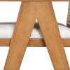 NicBex 27" Counter Height Bar Stools,Woven Bar Stools Set of 2 with Rattan Back,Island Chairs with Rubberwood Frame for Kitchen,Bar - 4 of 4