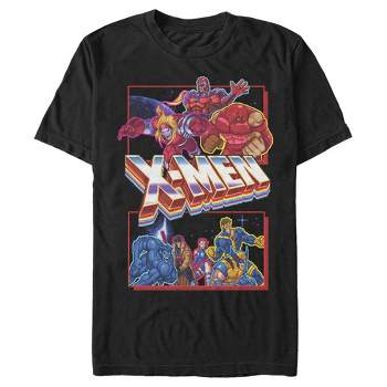 Men's Marvel X-Men Arcade Crew  T-Shirt - Black - Large Tall
