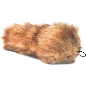 ZippyPaws Bushy Throw Squeaky No Stuffing Plush Dog Toy, Fox - 1 of 1