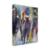 Trademark Fine Art -Richard Wallich 'Jockeys' Canvas Art - 4 of 4