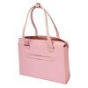 McKleinUSA VERONA Womens Laptop Briefcase Career Pink Top Grain Cowhide Leather Checkpoint Friendly Travel Bag : McKleinUSA - 3 of 4