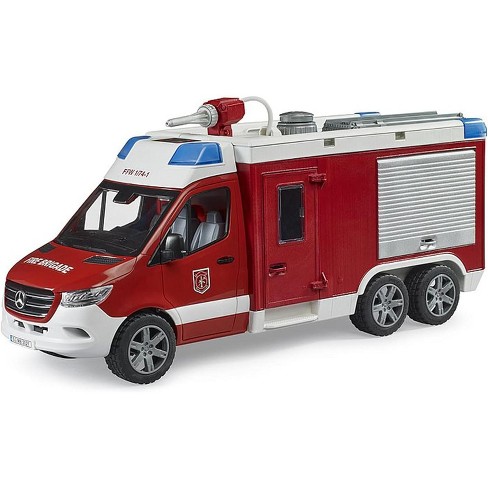 Bruder fire truck with water pump on sale