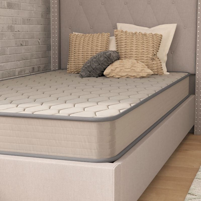 Flash Furniture Capri Comfortable Sleep CertiPUR-US Certified Spring Mattress, Mattress in a Box, 6 of 14