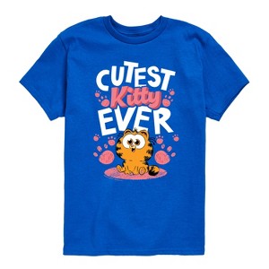 Boys' - Garfield - Cutest Kitty Ever Short Sleeve Graphic T-Shirt - 1 of 4