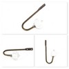 Unique Bargains Vintage Clothes Hooks 3.35"x1.77"x1.06" Bronze Tone 4 Pcs - 3 of 4