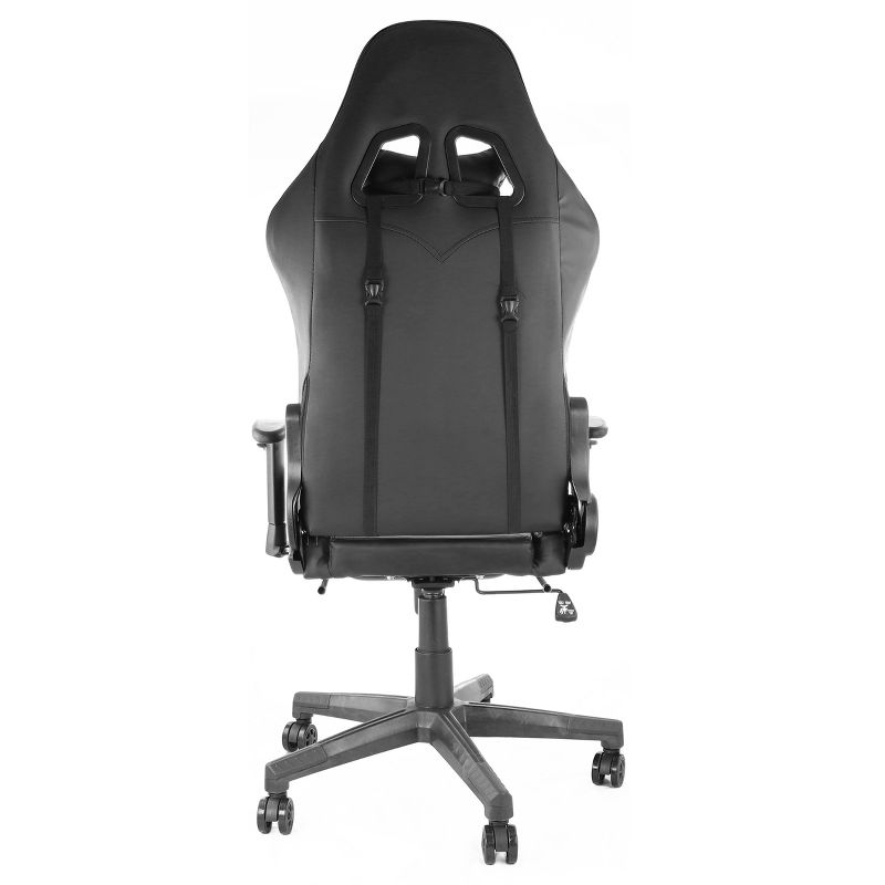 GameFitz Gaming Chair with Head Pillow in Black, 5 of 12