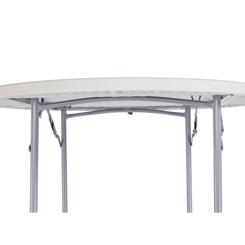 48&#34; Heavy Duty Round Folding Banquet Table Speckled Gray - Hampden Furnishings, 2 of 5