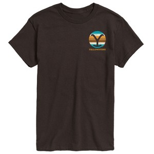 Men's - Yellowstone - Y Brand Blanket Left Chest Short Sleeve Graphic T-Shirt - 1 of 4